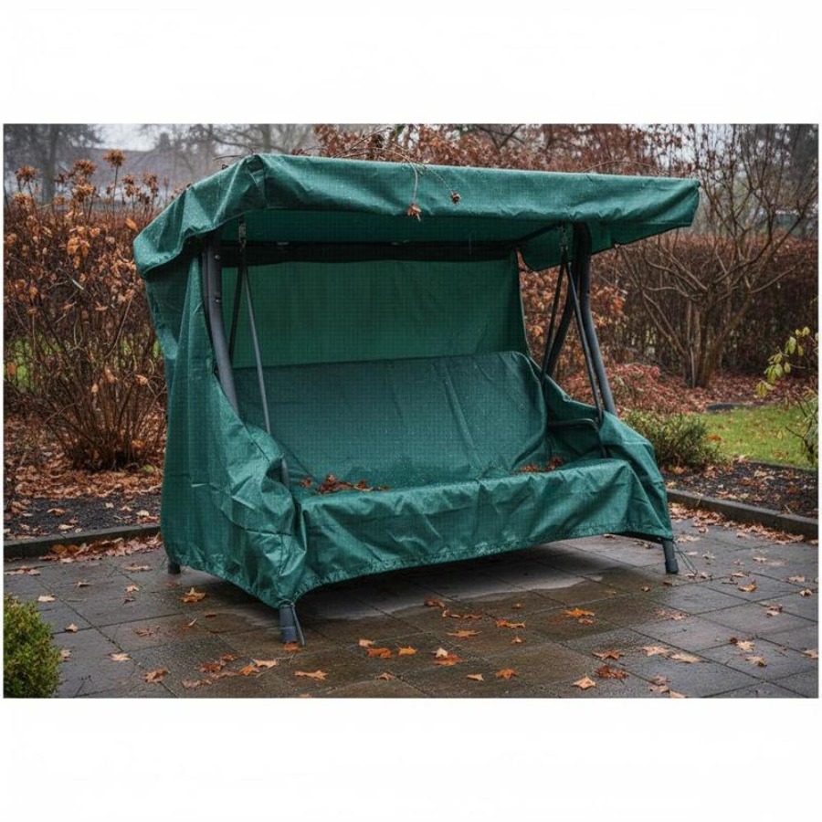 Outdoor Furniture With Covers - Patio 3 Seater Swing Chair Bench