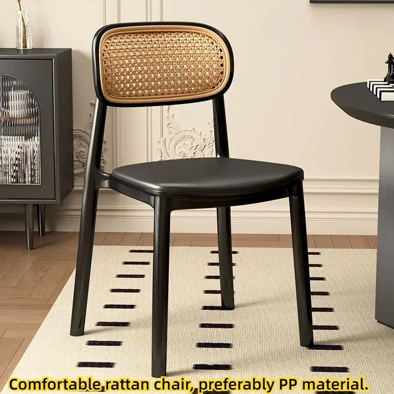 Outdoor Furniture Online - Nordic Rattan Plastic Chairs Outdoor Household