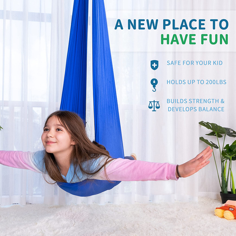 Outdoor Furniture Rh - High Elasticity Children's Hammock Children's Sensory