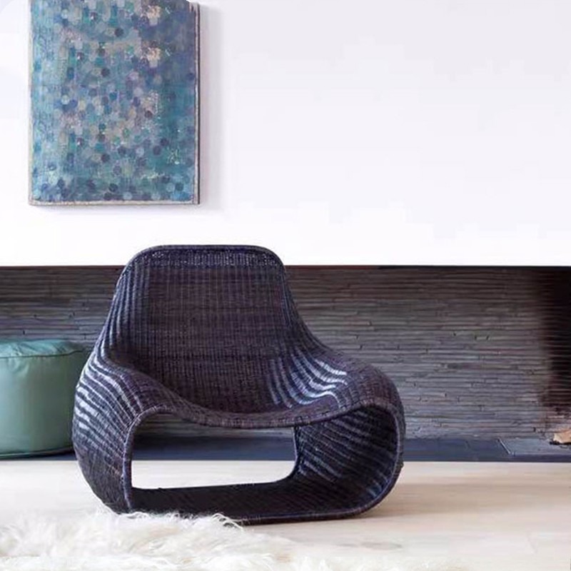 Outdoor Furniture Rh - Homestay Creative Outdoor Courtyard Rattan Chair