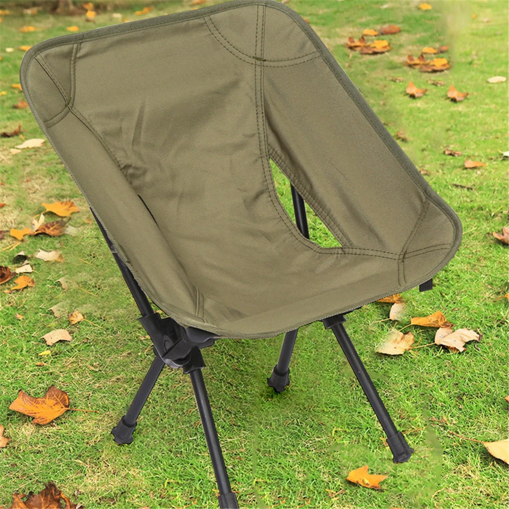 Outdoor Furniture Green - Portable Folding Moon Chair,Max Load 150kg