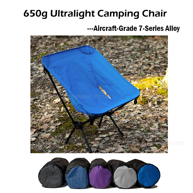 Outdoor Furniture Cheap - 650g Ultralight Folding Camping Chair XGrip