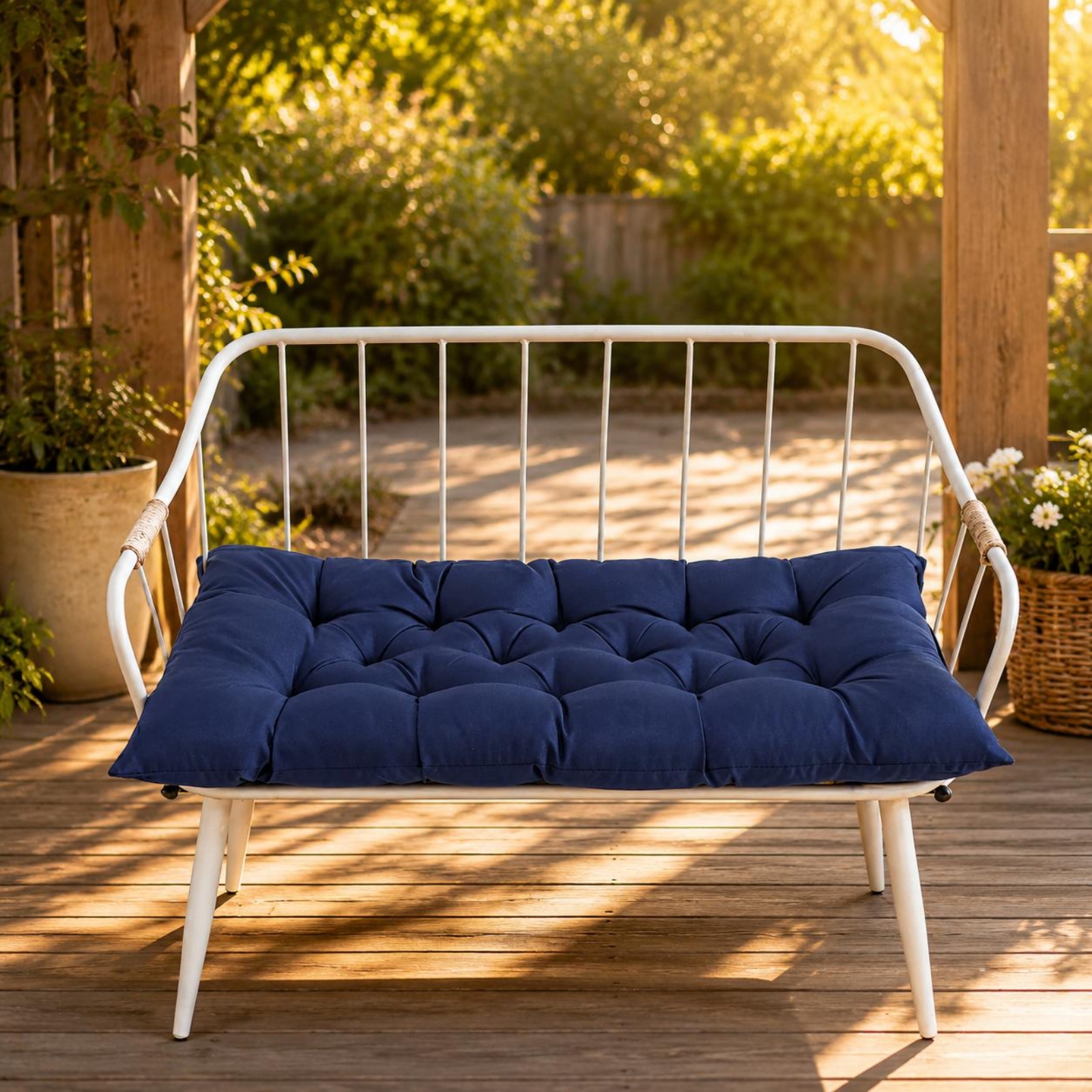 Outdoor Furniture Cushion - Waterproof Bench Cushion Sunproof Garden Bench