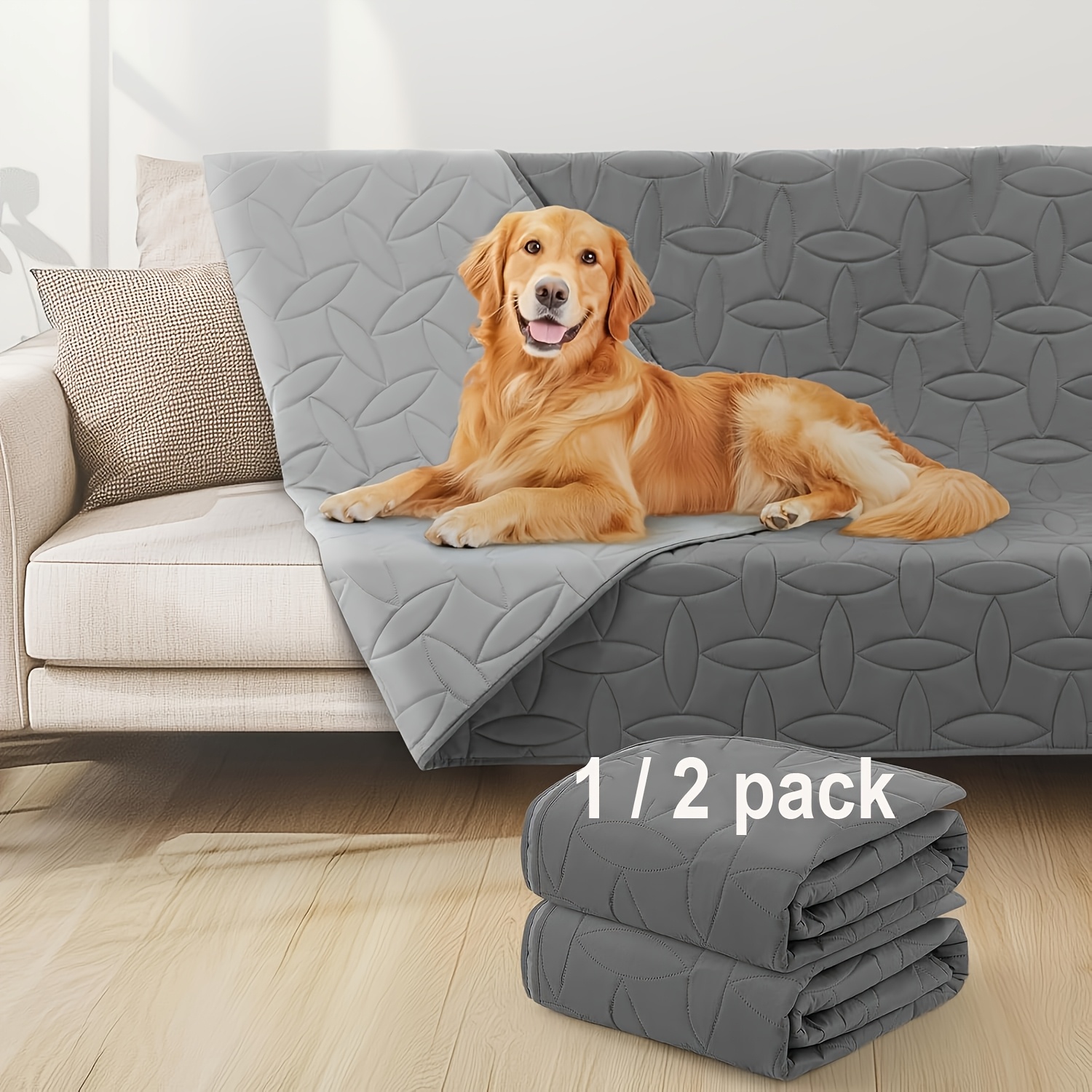 Outdoor Furniture From China - 1/2 Pack Dog Blanket, Reversible And