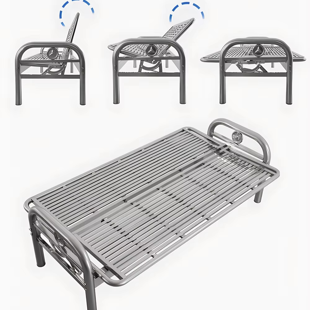 Outdoor Furniture Metal Chairs - Dual-Use Modern Stainless Steel Sofa Chair