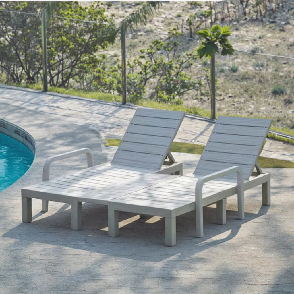 Outdoor Furniture Loveseat - Yoho Outdoor Garden Adjustable Love Seat