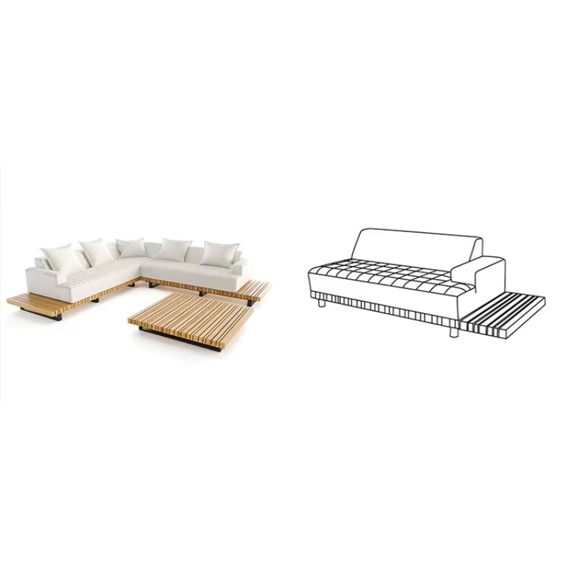 Waterproof Teak Wood Garden So - Outdoor Furniture Teak Wood 리뷰 및 가격