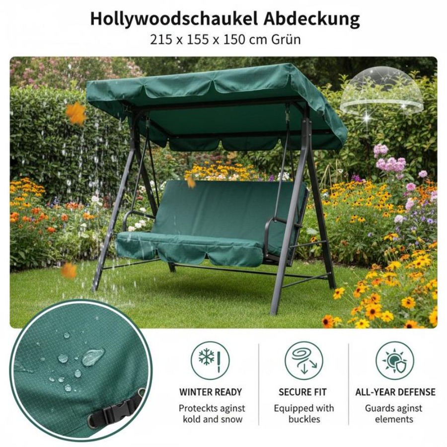 Patio 3 Seater Swing Chair Ben - Outdoor Furniture With Covers 리뷰 및 가격