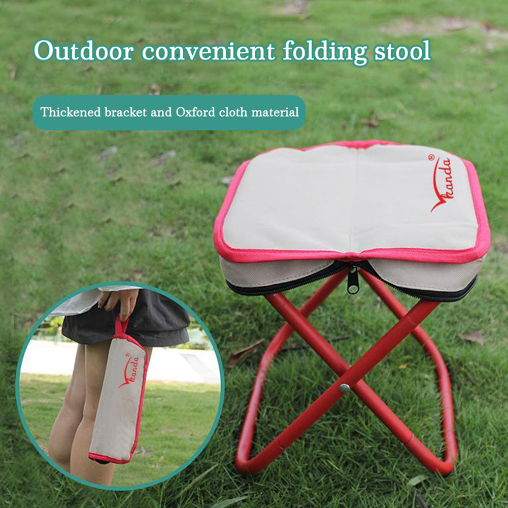 Folding Camping Stool With Bag - Outdoor Furniture Metal Chairs 리뷰 및 가격