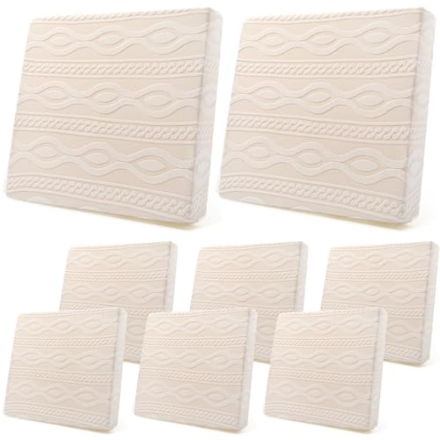 8Pcs Stretch Patio Cushion Cov - Outdoor Furniture With Covers 리뷰 및 가격