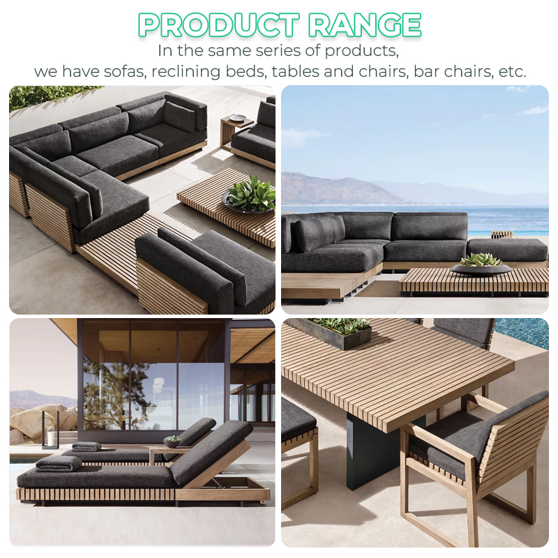 Villa Luxury Teak Outdoor Sofa - Outdoor Furniture Teak Wood 리뷰 및 가격