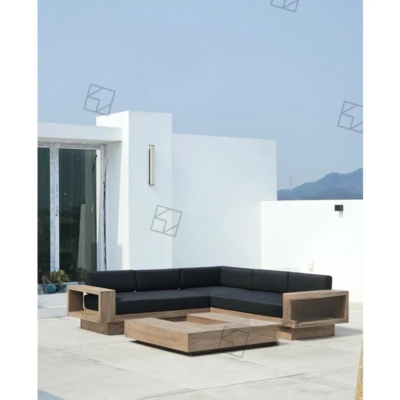 Modern Garden L-Shaped Section - Outdoor Furniture Teak Wood 리뷰 및 가격