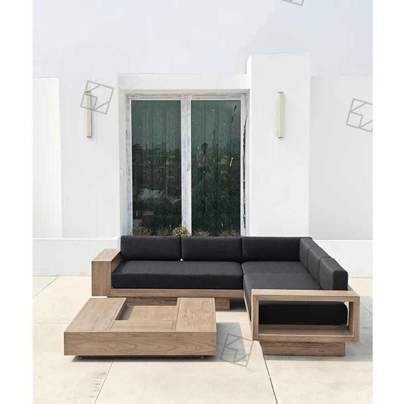 Modern Garden L-Shaped Section - Outdoor Furniture Teak Wood 리뷰 및 가격