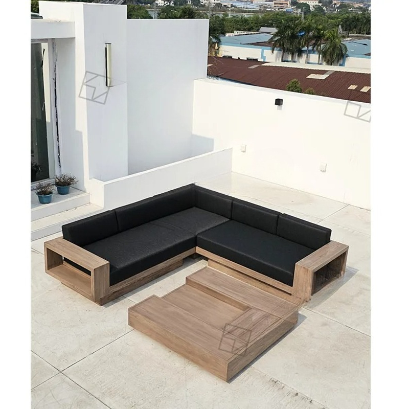Modern Garden L-Shaped Section - Outdoor Furniture Teak Wood 리뷰 및 가격