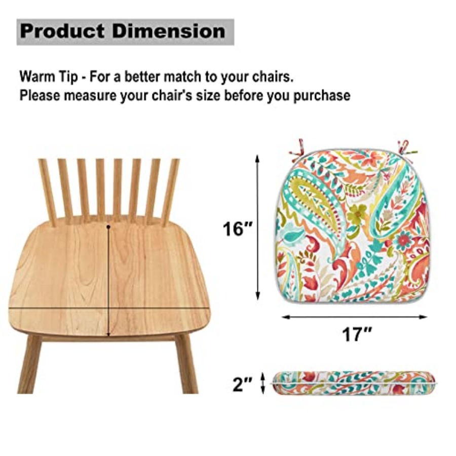 Set of 4 Outdoor Chair Cushion - Outdoor Furniture Cushion 리뷰 및 가격