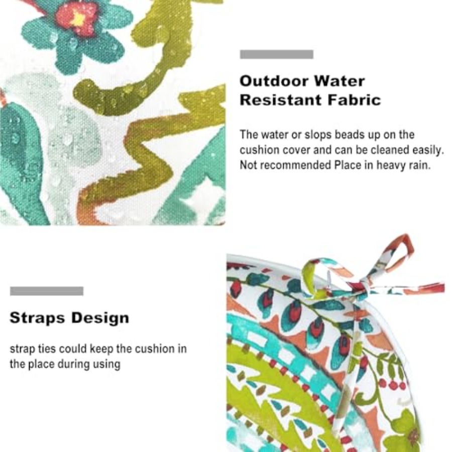 Set of 4 Outdoor Chair Cushion - Outdoor Furniture Cushion 리뷰 및 가격