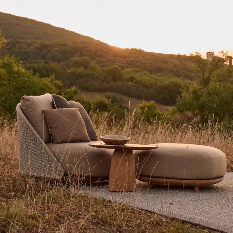 Nordic outdoor teak sofa villa - Outdoor Furniture Teak Wood 리뷰 및 가격