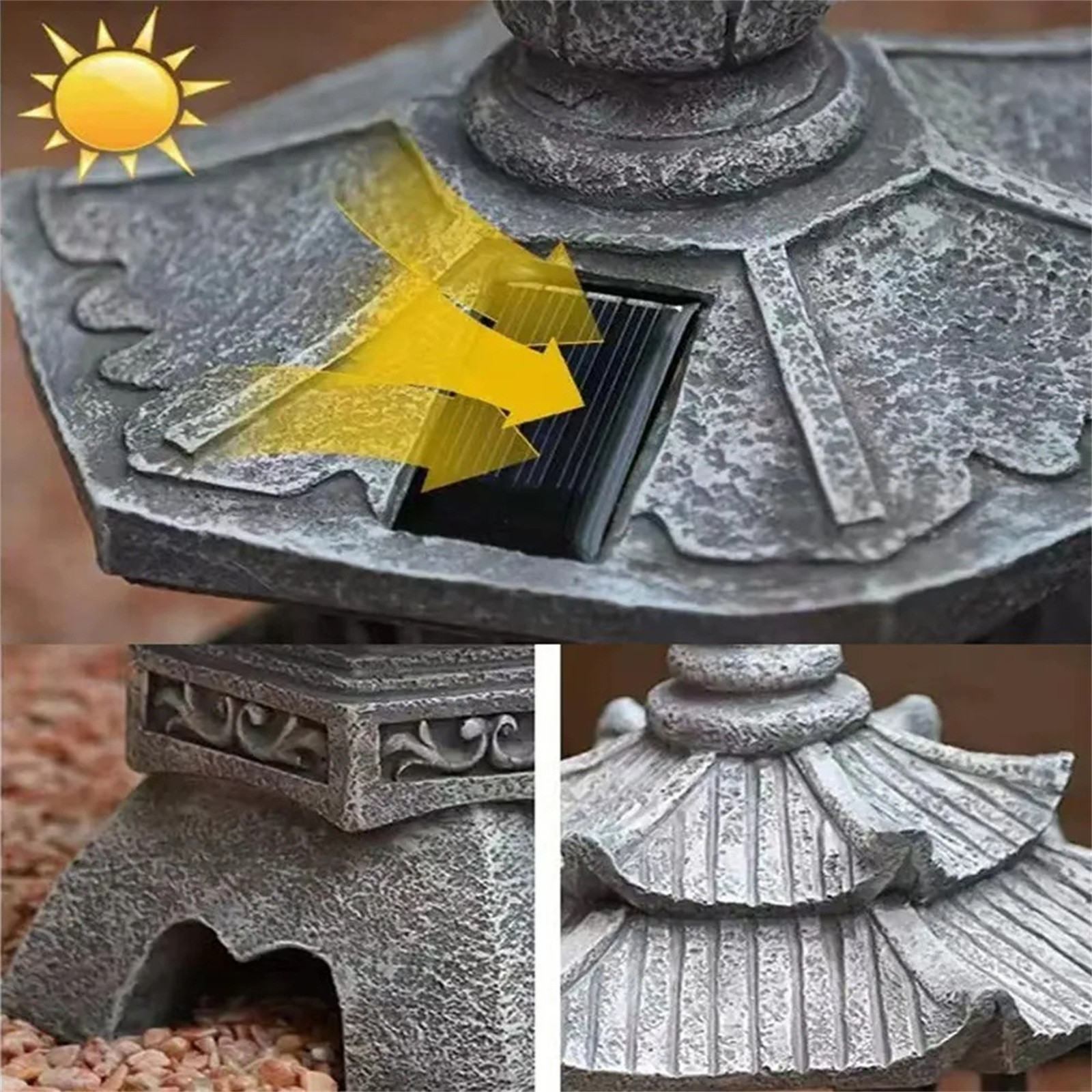 Decoration Zen Ornaments Solar - Outdoor Furniture From China 리뷰 및 가격