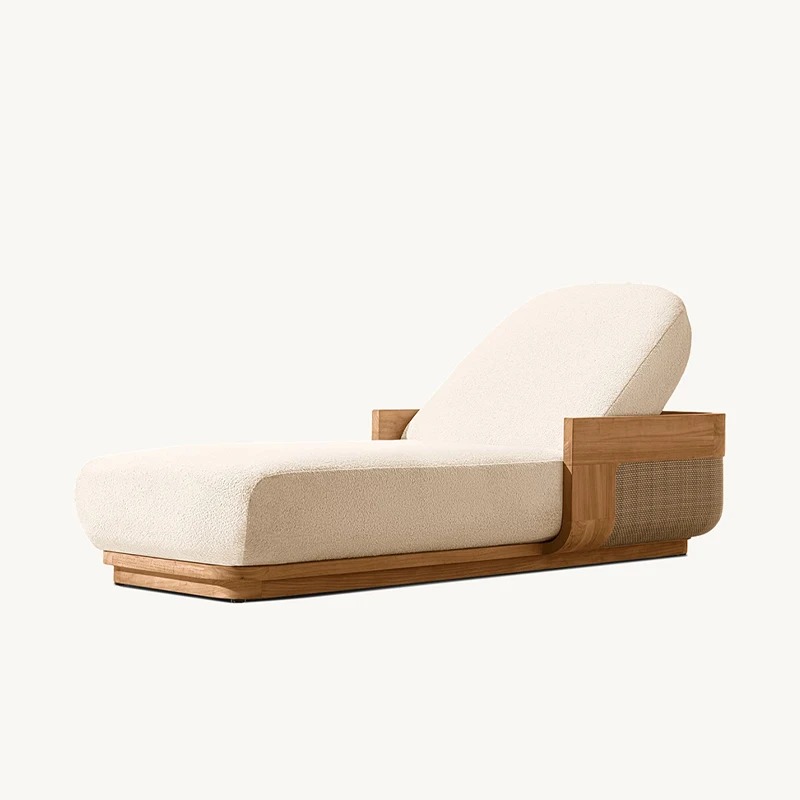 Sun Beach Lounge Chair & Daybe - Outdoor Furniture Teak Wood 리뷰 및 가격