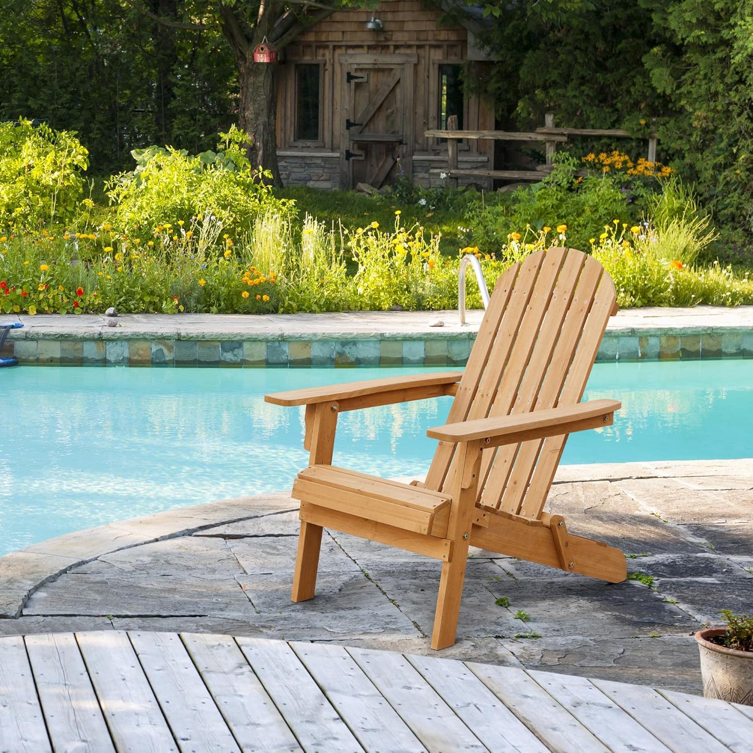 Folding Adirondack Chair Set o - Outdoor Furniture Metal Chairs 리뷰 및 가격