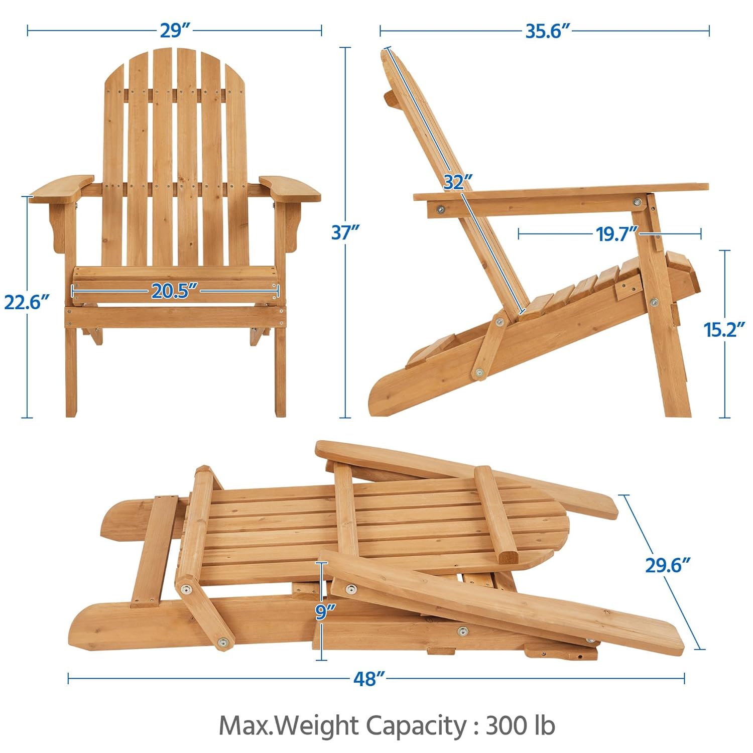Folding Adirondack Chair Set o - Outdoor Furniture Metal Chairs 리뷰 및 가격