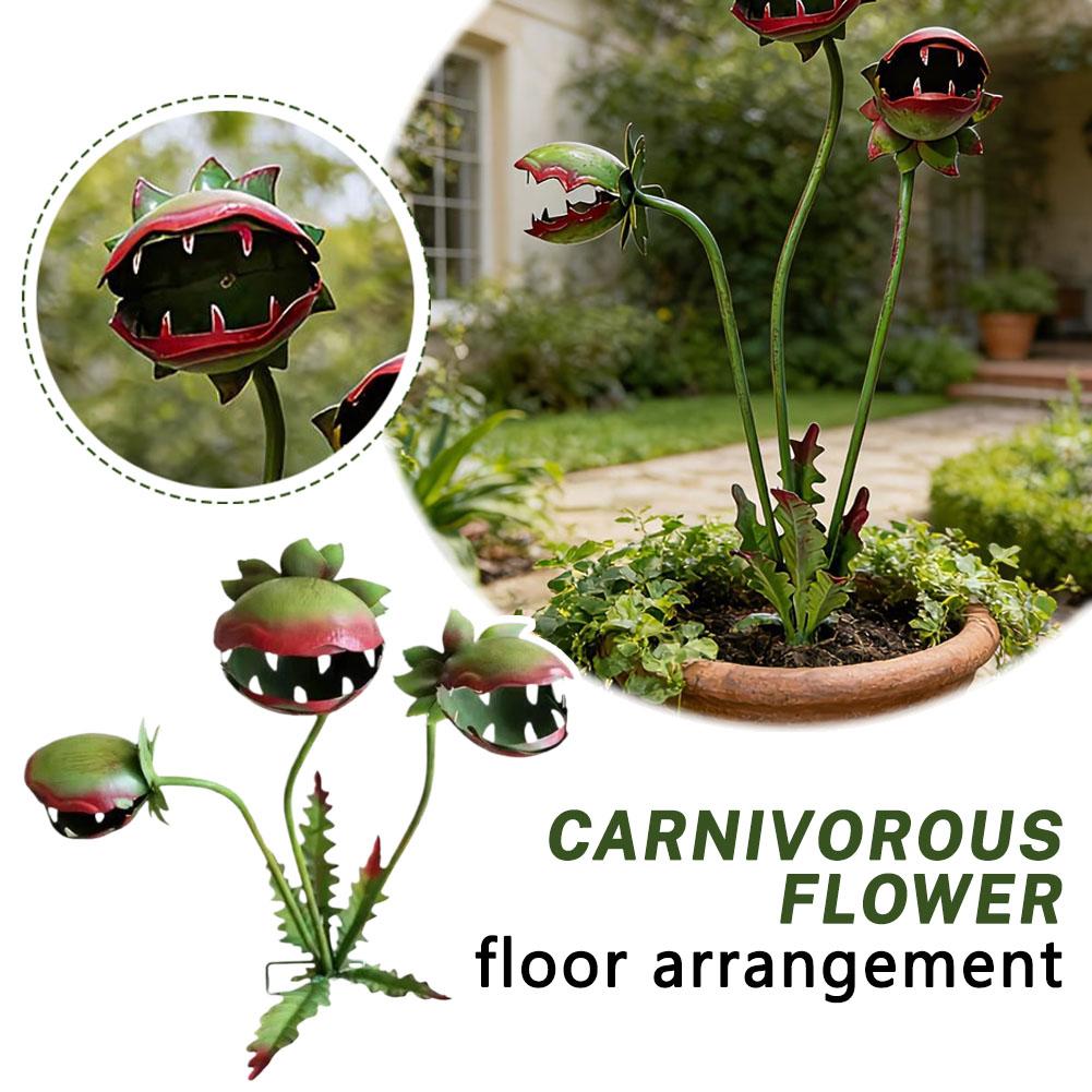 Creative Painted Venus Flytrap - Outdoor Furniture Decor 리뷰 및 가격
