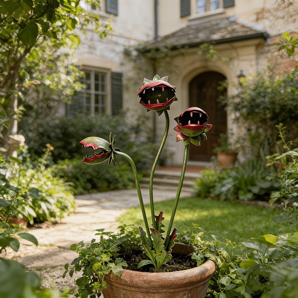 Creative Painted Venus Flytrap - Outdoor Furniture Decor 리뷰 및 가격