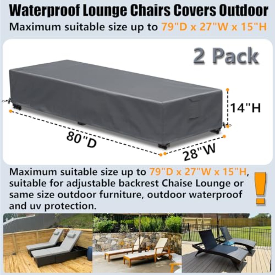 Outdoor Chaise Lounge Covers 6 - Outdoor Furniture With Covers 리뷰 및 가격