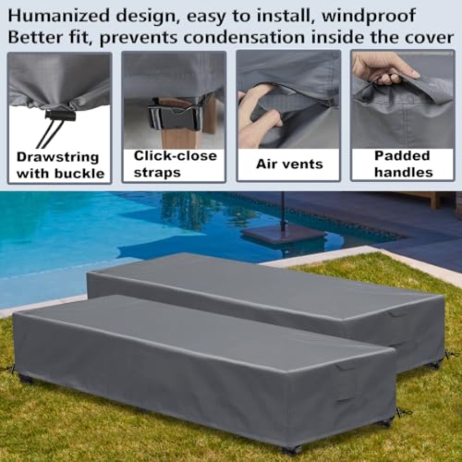 Outdoor Chaise Lounge Covers 6 - Outdoor Furniture With Covers 리뷰 및 가격