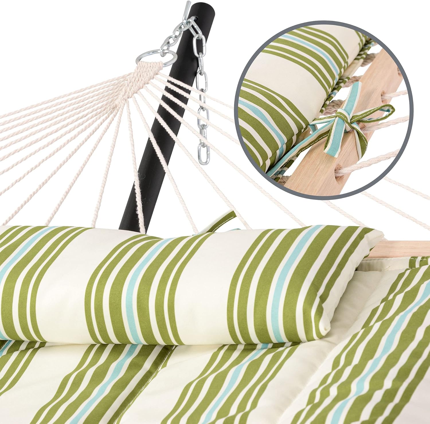 Portable 2 Person Hammock with - Outdoor Furniture Green 리뷰 및 가격
