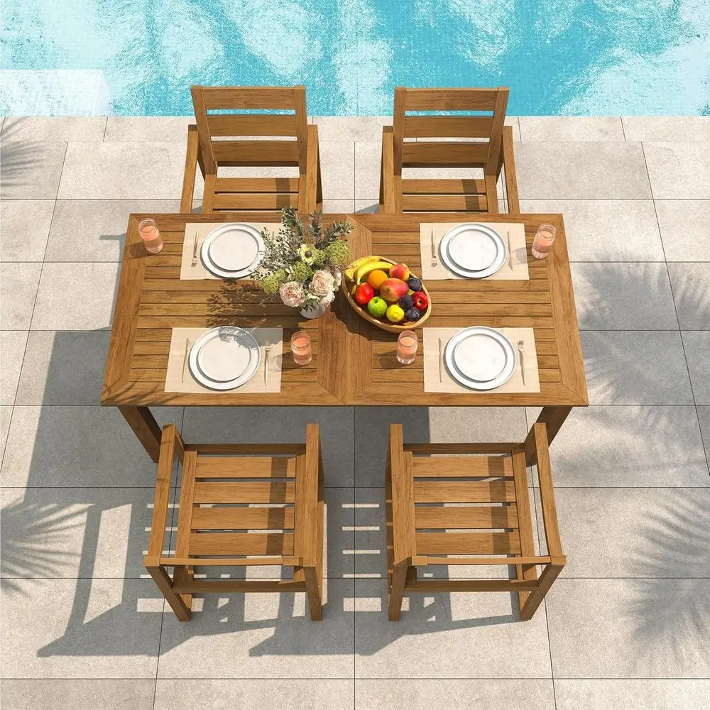5-Piece Outdoor Dining Set, Pa - Outdoor Furniture Oil 리뷰 및 가격
