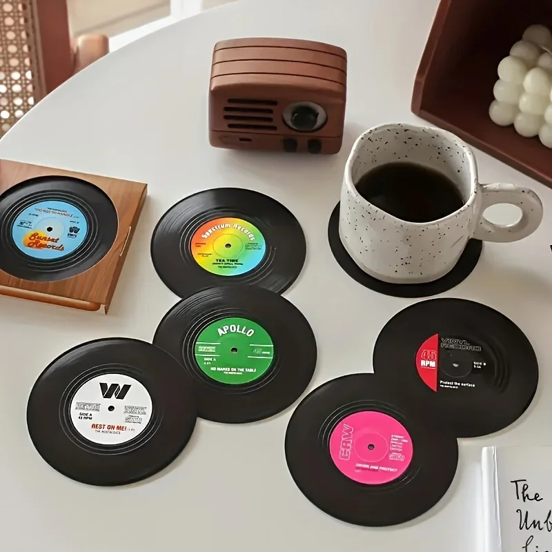 6/12pcs Vintage Mug Coaster Co - Outdoor Furniture Vintage 리뷰 및 가격