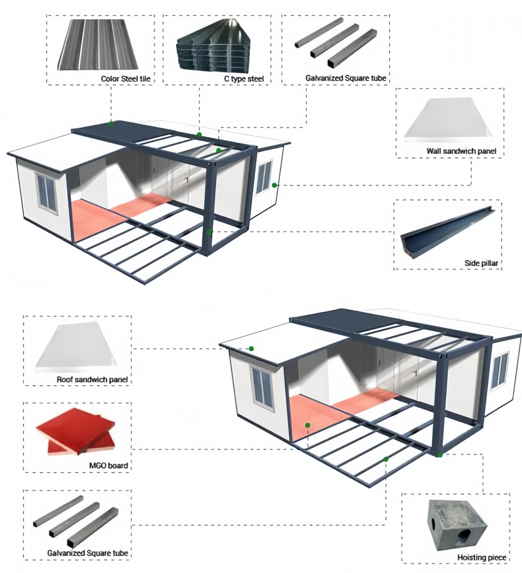 40FT Expandable Modular Prefab - Outdoor Furniture Kitchener 리뷰 및 가격