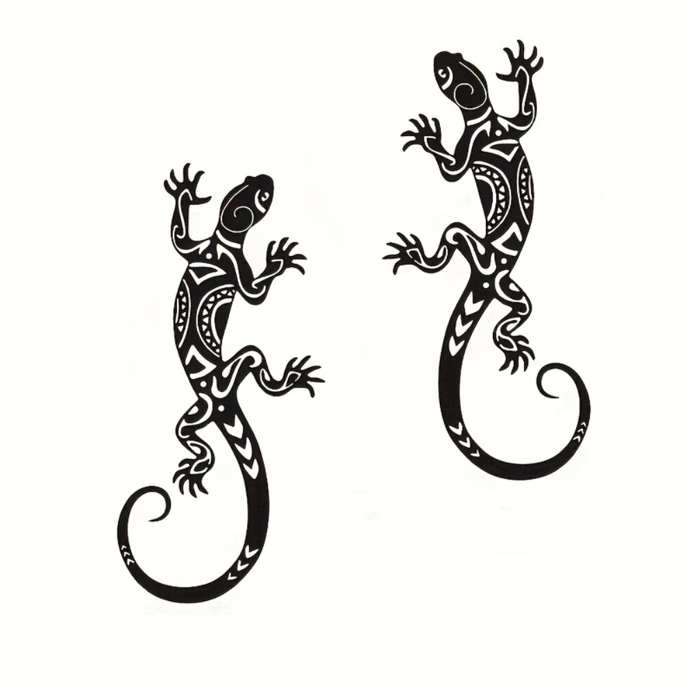 2Pcs Wrought Iron Gecko Wall A - Outdoor Furniture Decor 리뷰 및 가격