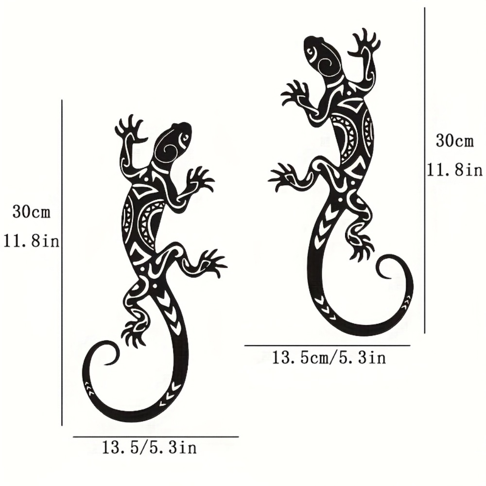 2Pcs Wrought Iron Gecko Wall A - Outdoor Furniture Decor 리뷰 및 가격