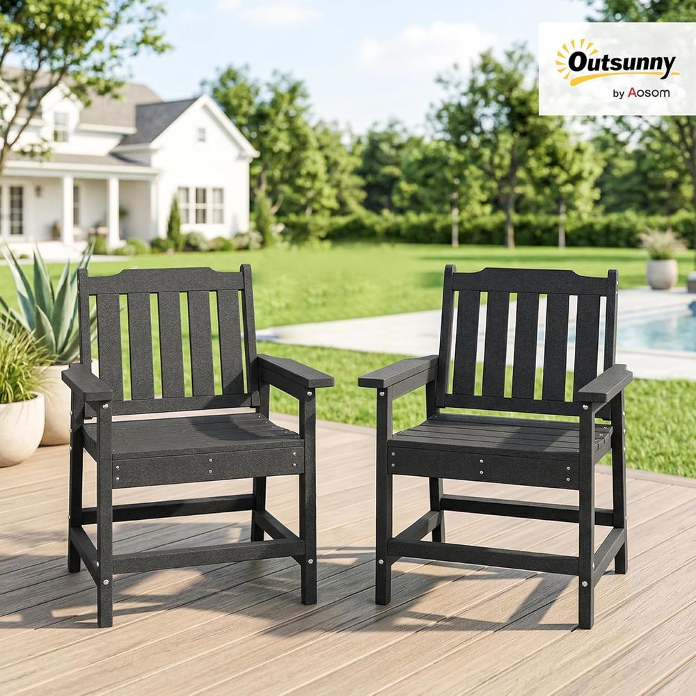 Durable HDPE 2-Piece Patio Din - Outdoor Furniture Dining Set 리뷰 및 가격
