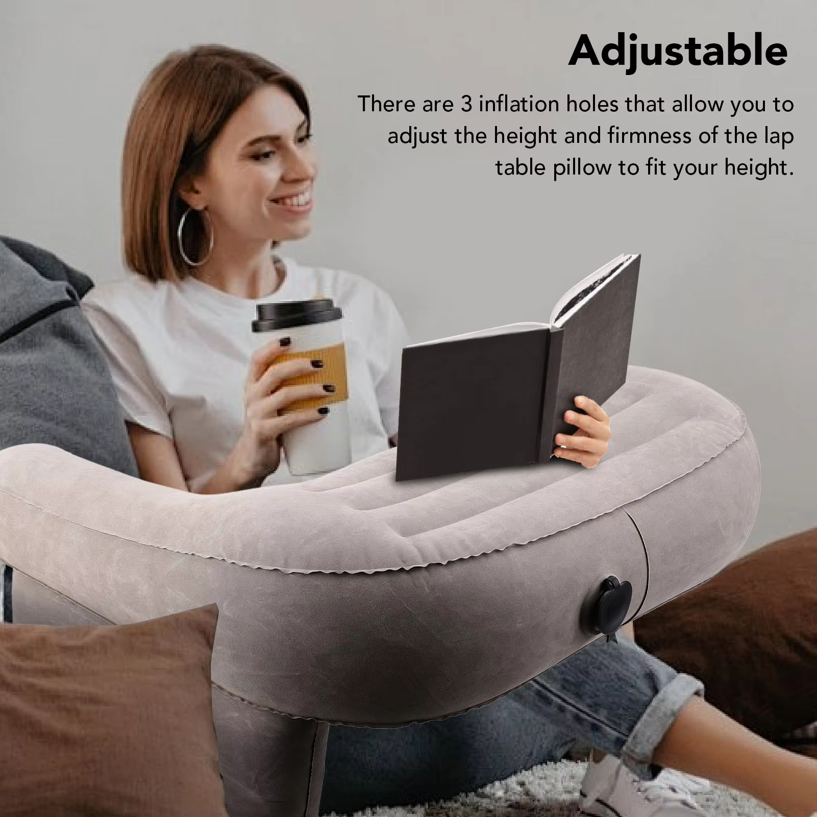Inflatable Lap Desk Pillow Inf - Outdoor Furniture Cushion 리뷰 및 가격
