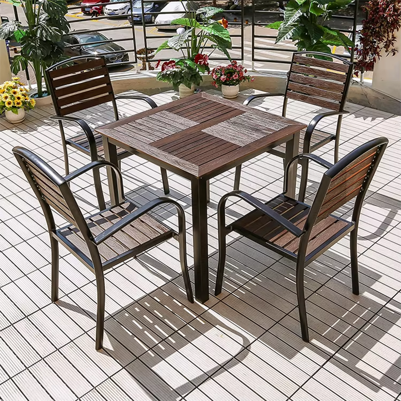 80cm Outdoor Table Wood Grain  - Outdoor Furniture Kitchener 리뷰 및 가격
