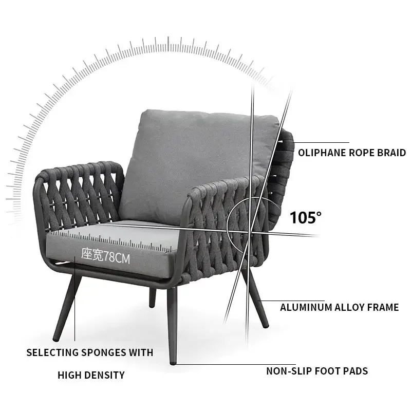 -Modern Style Grey Aluminum Ga - Outdoor Furniture From China 리뷰 및 가격