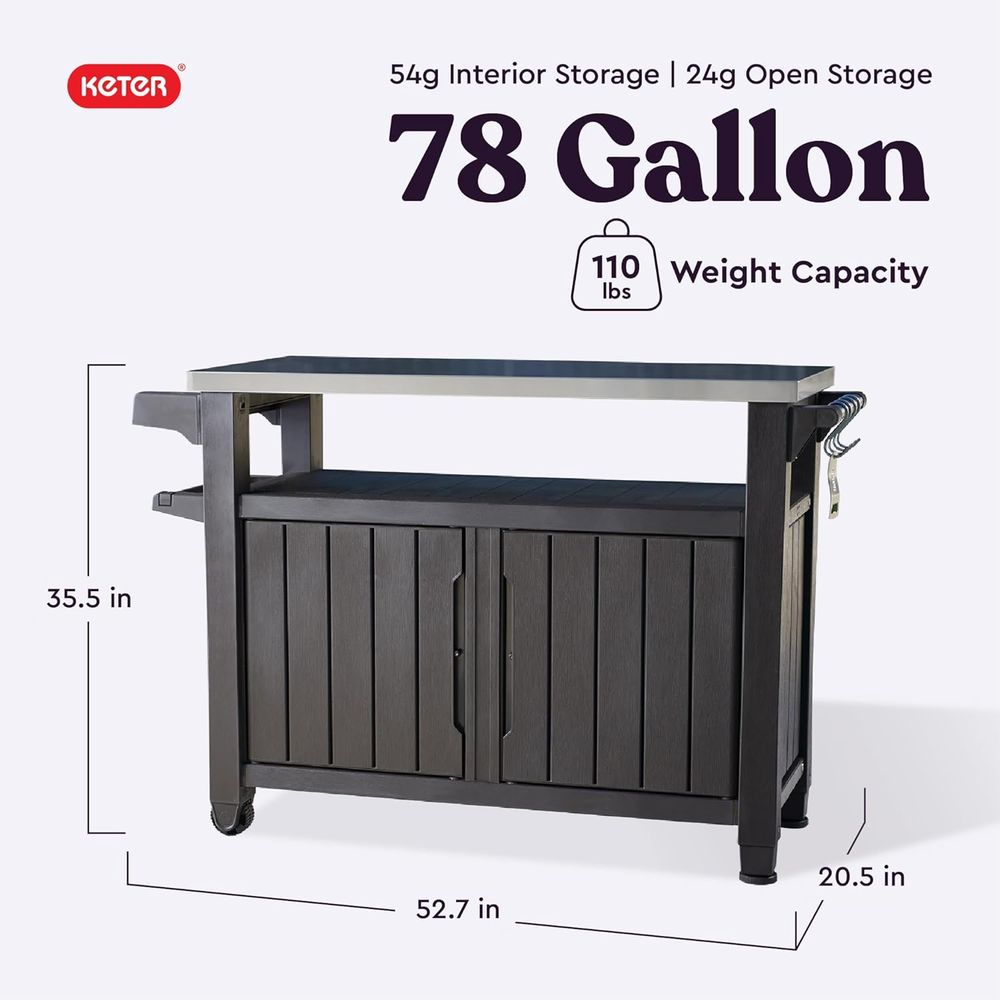 Outdoor Rolling Table Cart for - Outdoor Furniture Kitchener 리뷰 및 가격