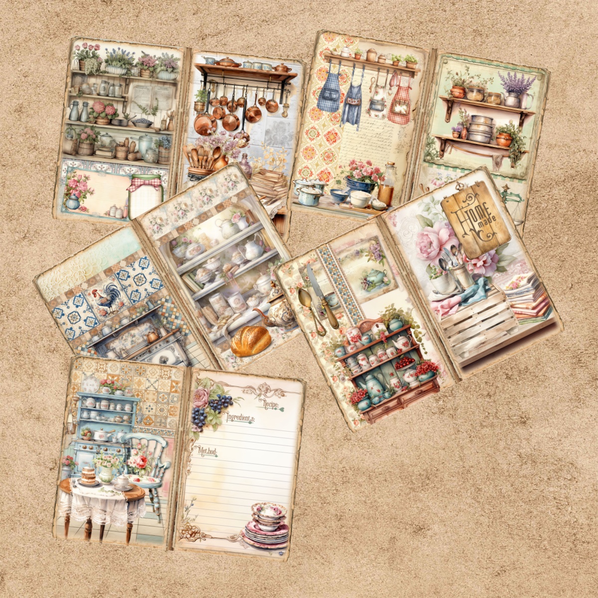 10 Sheets A5 Size Retro Cabine - Outdoor Furniture Vintage 리뷰 및 가격