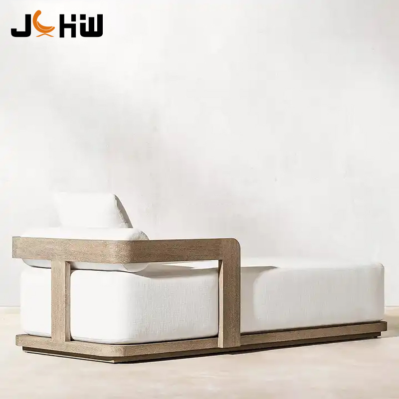 Teak Outdoor Sunbed Patio Gard - Outdoor Furniture Teak Wood 리뷰 및 가격