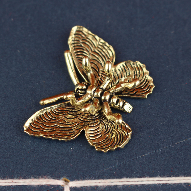 Brass Butterfly Statue, Insect - Outdoor Furniture Vintage 리뷰 및 가격
