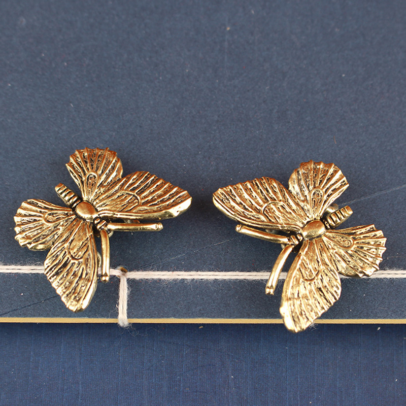 Brass Butterfly Statue, Insect - Outdoor Furniture Vintage 리뷰 및 가격