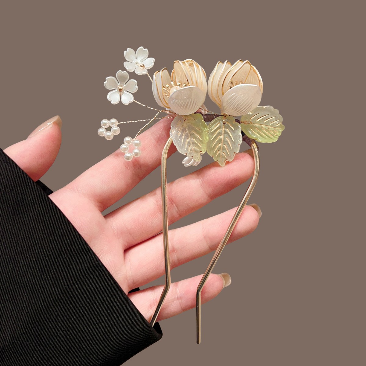 Magnolia U-shaped Hairpin, Wra - Outdoor Furniture Decor 리뷰 및 가격
