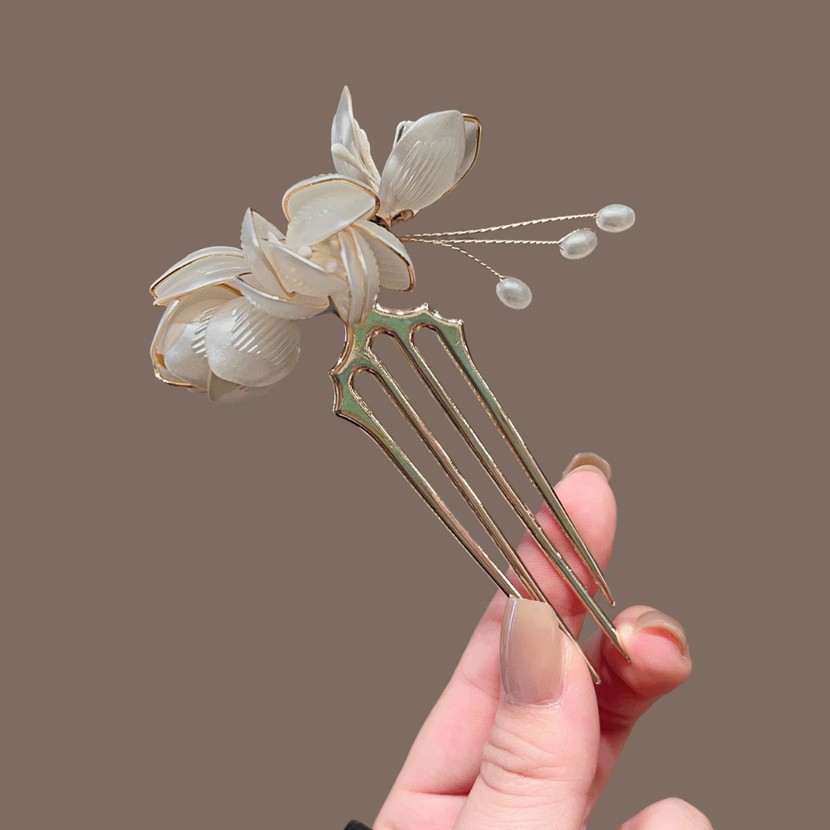 Magnolia U-shaped Hairpin, Wra - Outdoor Furniture Decor 리뷰 및 가격