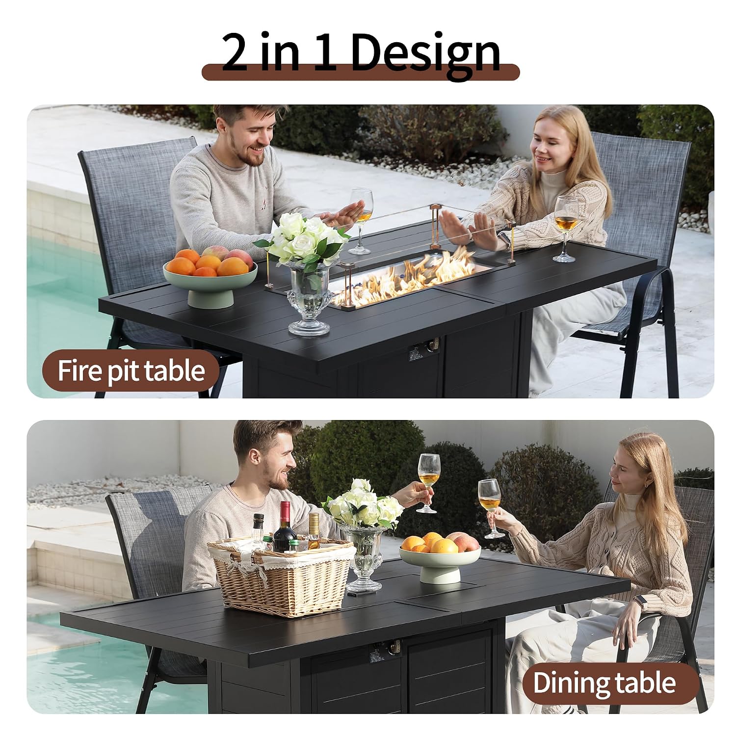 7 Pieces Patio Furniture Set w - Outdoor Furniture Dining Set 리뷰 및 가격