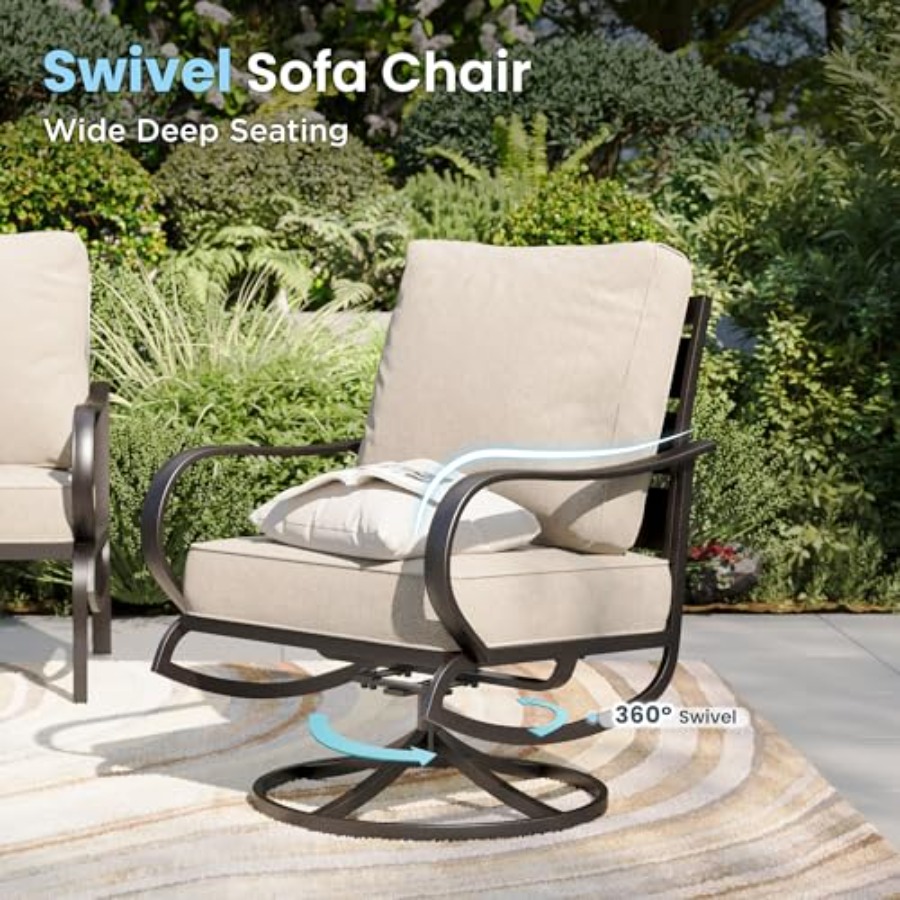 Patio Furniture Chair Set for  - Outdoor Furniture Metal Chairs 리뷰 및 가격
