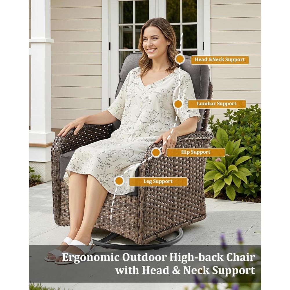 3-Piece Luxury Patio Conversat - Outdoor Furniture From China 리뷰 및 가격