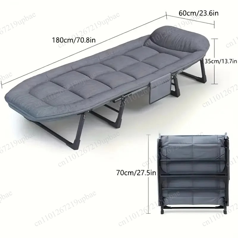 Portable Folding Sleeping Bed  - Outdoor Furniture Metal Chairs 리뷰 및 가격
